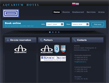 Tablet Screenshot of en.aquariumhotel.ru